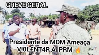 PRESIDENTE DA MDM AMEAÇA VI0LENT4R A PRM Ele diz que não quer perturbação na sua Marca porque tem D [upl. by Dnaloy]