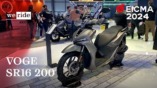 Voge SR16 200  LIVE da EICMA 2024 [upl. by Enyr]