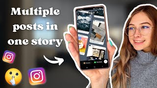 Get More Views How to Repost Multiple Posts on Instagram Story [upl. by Ellennod]