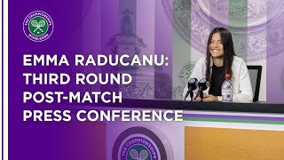 Emma Raducanu Third Round Press Conference  Wimbledon 2021 [upl. by Nived]