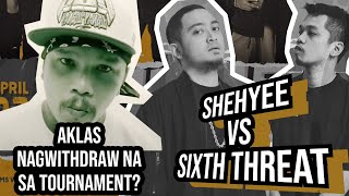 AKLAS NAGWITHDRAW NA SA TOURNAMENT SHEHYEE VS SIXTH THREAT NA NGA BA  PSP [upl. by Elsie]