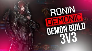 ⚔️DEMONICShadowHunter 3v3 PvP DEMON MODE BUILD  LOST ARK RONIN [upl. by Ambrogino66]