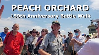 159th Anniversary of the Peach Orchard  Gettysburg Battle Walk with Ranger Matt Atkinson [upl. by Kletter729]