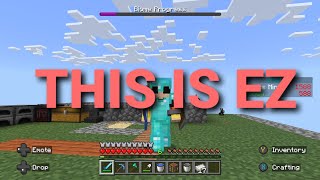 One block trying to get enchanted armor minecraft oneblock good video [upl. by Ihteerp]