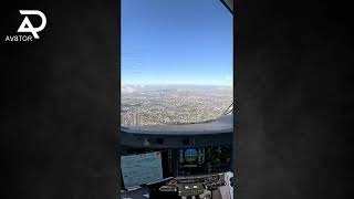 Cockpit View  Airplane Landing In Cape Town Airport  Smooth Touch Down [upl. by Eniawd798]