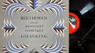 LP Beethoven  Piano Sonata No8 quotPathétiquequot  Gieseking side A [upl. by Trocki]