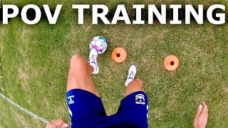 POV Training Session  Improve Fast Feet Dribbling and Finishing [upl. by Ignacio66]