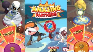 Monopoly Go  AMAZING PARTNERS  x30  20k Token  4 Subscribers Carried ​⁠monopolygo monopolygo [upl. by Stanfield606]