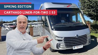 Wohnmobil CARTHAGO linerfortwo I 53 🤩 40920 € sparen SPRING EDITION Bonusmodell [upl. by Adnola]