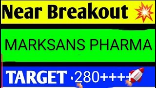 MARKSANS PHARMA SHARE LATEST NEWS TODAYMARKSANS PHARMA SHARE TARGETMARKSANS PHARMA SHARE ANALYSIS [upl. by Acinemod]