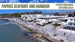 Paphos Sea Front In 4K Cyprus 2024 [upl. by Laddie]