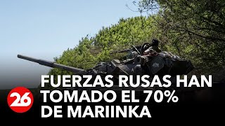 El comandante checheno asegura que las fuerzas rusas han tomado el 70 de Mariinka [upl. by Ennairrac128]