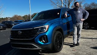 2024 Volkswagen Atlas Cross Sport SE with technology in kingfisher blue metallic [upl. by Caundra560]