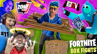 FORTNITE BOX FIGHTS amp ZONE WARS w FGTeeV Boys Battle Chase amp Duddz vs MIKE [upl. by Ecaroh]