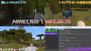 【マイクラ】12070のアップデート内容 [upl. by Enimrac]