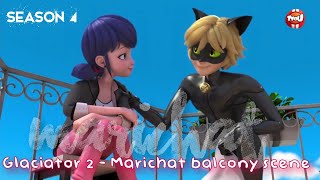 Marichat balcony scene ✨  Season 4  Glaciator 2 💞  French Dub 💫 [upl. by Enoch647]