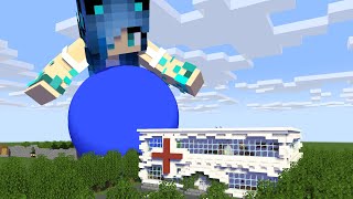 Vore minecraft from tinny to giant size by eating  Minecraft animation [upl. by Spindell437]