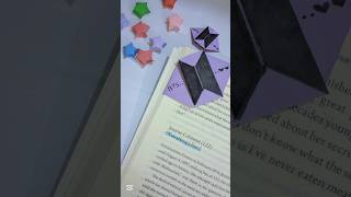 DIY BTS Bookmark 💜🖤🫰🏻diy shortsshortvideo craft artandcraft backtoschoolbtsdiybtscraft [upl. by Yrrum]