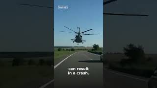 Ukrainian helicopters flying low shorts [upl. by Nuawtna]