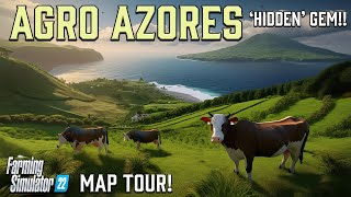 THIS IS DIFFERENT ‘NEW’ MOD MAP “AGRO AZORES” TOUR ON Farming Simulator 22 Review PS5 [upl. by Kamal]