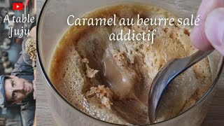 Sauce caramel beurre salé  comment réaliser un caramel  vidéo À table Juju [upl. by Icat705]