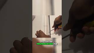 Easy Door Seal Installation Ensure Efficient Seal hacksaw draughtsarounddoors handtools diy [upl. by Yecart]