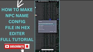 How to make Npc name for free fire in hex editerHow to make npc name config file [upl. by Eiramrefinnej]