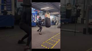 Conor Benn IMPRESSIVE HEAD MOVEMENT on the heavy bag‼️ [upl. by Elburr]