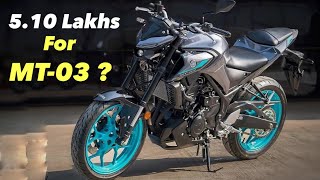 2024 Yamaha MT03 Launched 5 Laakh Ka 💩😂 1 Lakh Discount  Exhaust Sound  On Road Price [upl. by Kristos]