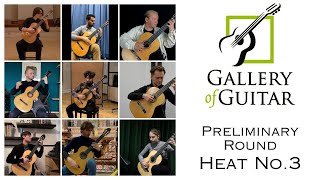 Gallery of Guitar Competition Preliminary Round Heat No3 [upl. by Atnohs]