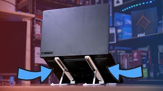 Gaming Laptop Performance Tested  Laptop Stand vs Desk vs BLANKET [upl. by Orabelle]