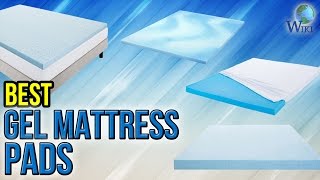 10 Best Gel Mattress Pads 2017 [upl. by Thurstan260]