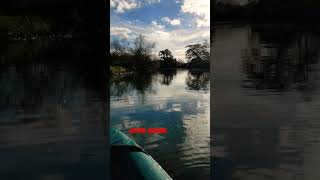 Inflatable kayakingbobbing around on the river loveing it good for the old mental health [upl. by Agiaf]