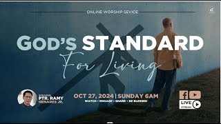 Gods Standard of Living  Simbahay Online Worship  October 27 2024 [upl. by Inerney]