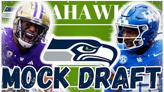 Seattle Seahawks 2024 NFL Mock Draft  POST FREE AGENCY [upl. by Sew]