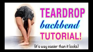 HOW TO DO A TEARDROP BACKBEND [upl. by Sergei]