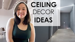 5 Affordable Ceiling Decor Ideas  Besides super Easy [upl. by Nnhoj]