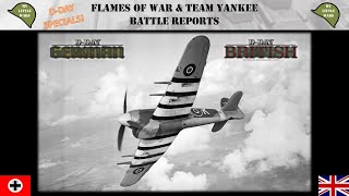 29 Flames of War Battle Report DDay Tournament  Game 3 [upl. by Aiuqet]