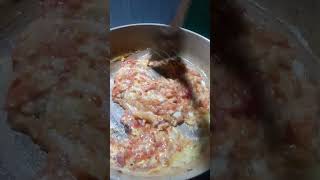 KUMAKAIN KA DIN BA NG KAMATIS NA MAY ITLOG food filipinofood cooking shortsvideo shorts [upl. by Aihsemat]