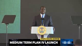 Medium Term Plan IV launch State House Nairobi [upl. by Airetnohs]