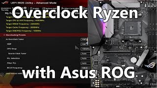 Overclocking Ryzen with an Asus ROG Motherboard BIOS settings overview Pt 1 [upl. by Oderfodog310]