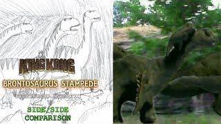 King Kong 2016 Fan Film  ANIMATICFINAL SCENE  Brontosaurus Stampede MARCHOFKONG [upl. by Matthus]