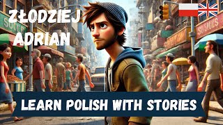 START LEARNING POLISH Online with Story About the Thief [upl. by Issirk65]