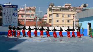 Gairi khet ko Sirai HanyoGroup Dance by Xavier International College [upl. by Wildon]