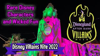 Disney Villains Nite 2022  Disneyland After Dark  Special Event at Disney California Adventure [upl. by Mellitz168]