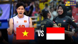 Bích Tuyền  Megawati tuyệt đỉnh so tài 2 đối chuyền xuất sắc nhất ĐNÁ  Việt Nam vs Indonesia [upl. by Acir]