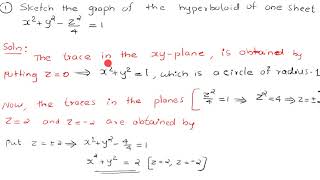 Sketch of Hyperboloid of one sheet [upl. by Hafirahs]