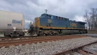 CSX action at Tunnel Hill [upl. by Aihsyt533]