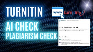 How to check AI and plagiarism on Turnitin for free [upl. by Lekym166]