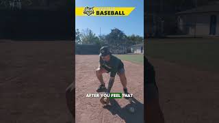 This is the perfect drill to learn how to adjust from fielding to throwing baseball youtubeshorts [upl. by Ettenyar947]